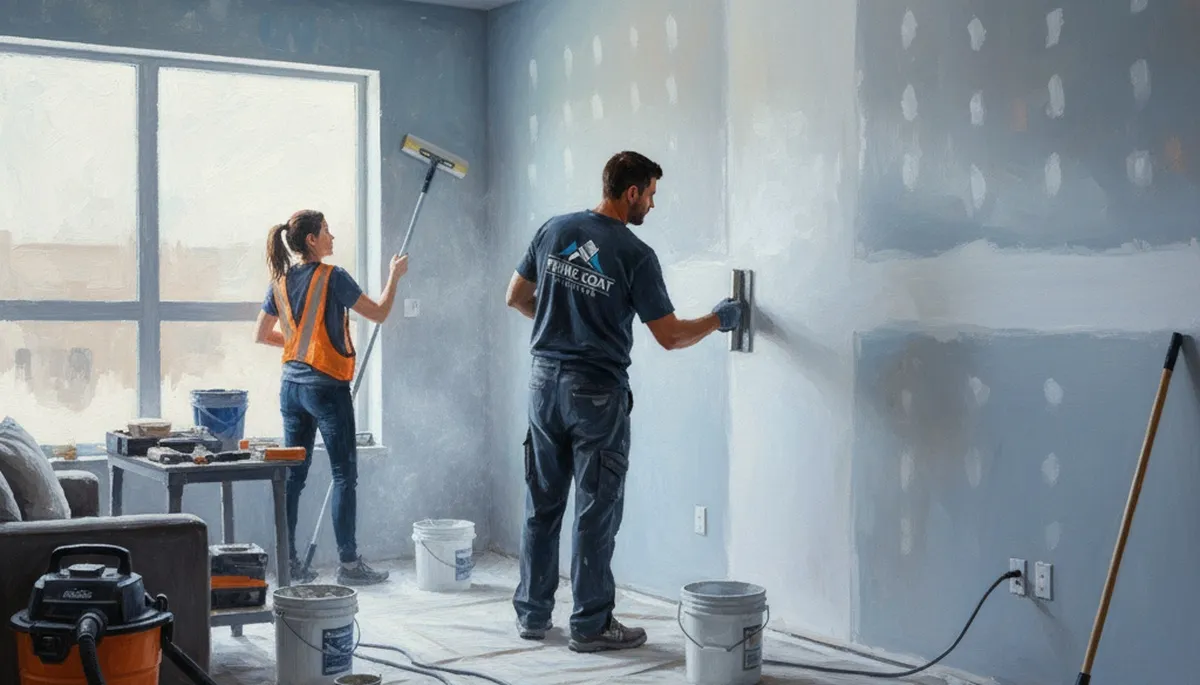 Reno, NV drywall repair by Reno Paint Pros for cracks, holes, and water damage with smooth texture matching